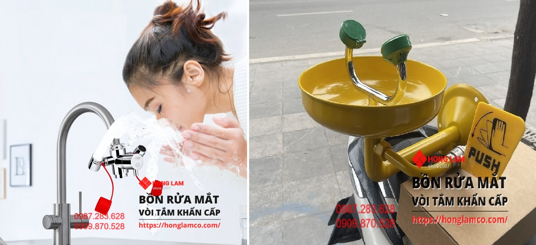 Khi sử dụng bồn rửa mắt khẩn cấp thường mắc sai lầm gì?